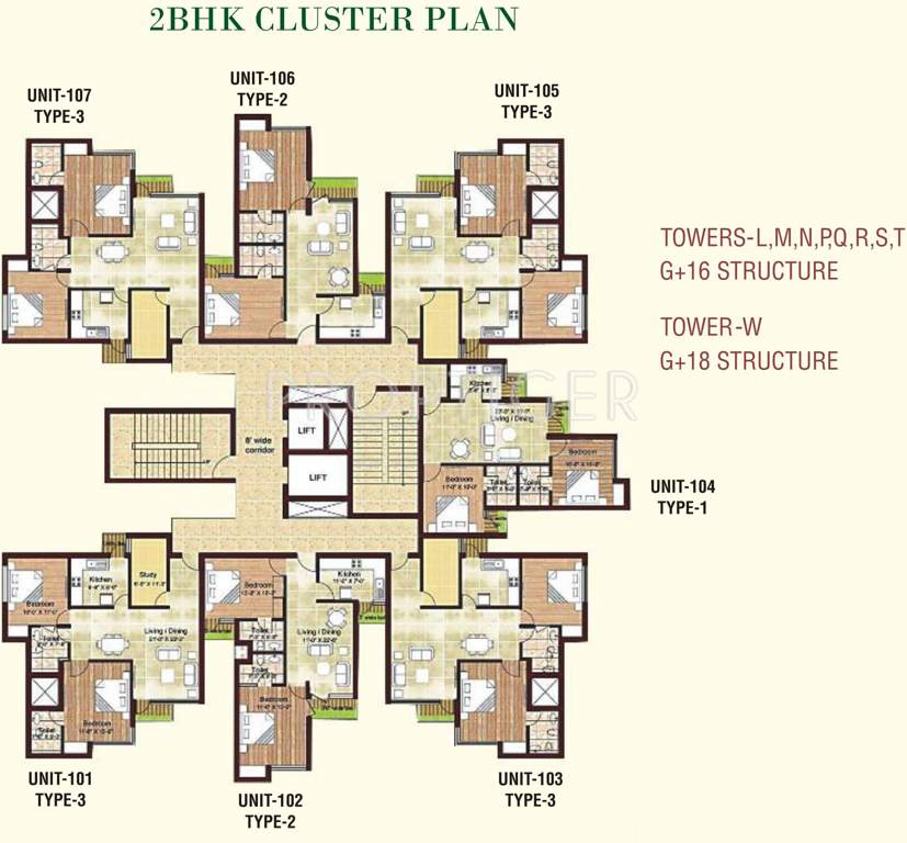  blossom greens Images for Cluster Plan of Logix Blossom Greens