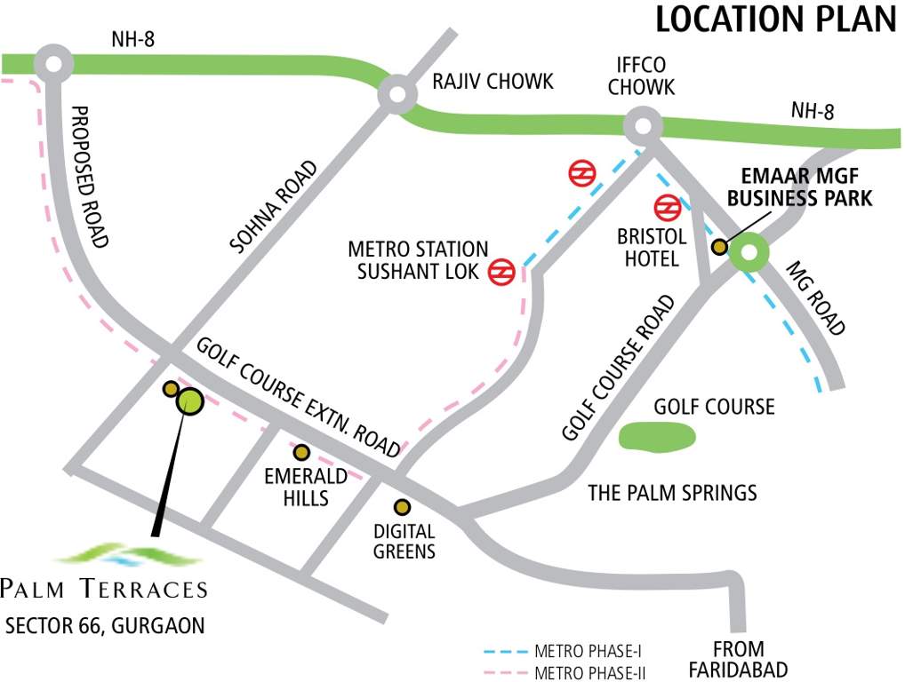 Images for Location Plan of Emaar Palm Terraces