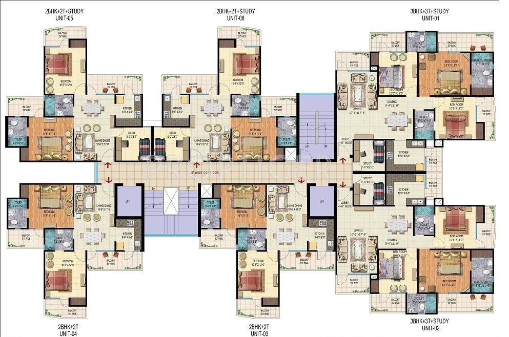 jupiter Tower A(Ruby) Cluster Plan