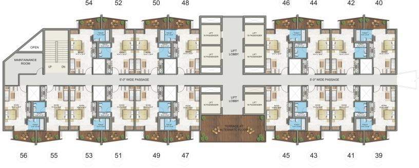  north eye Images for Cluster Plan of Supertech North Eye
