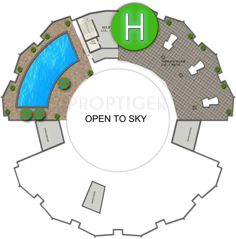  north eye Images for Cluster Plan of Supertech North Eye