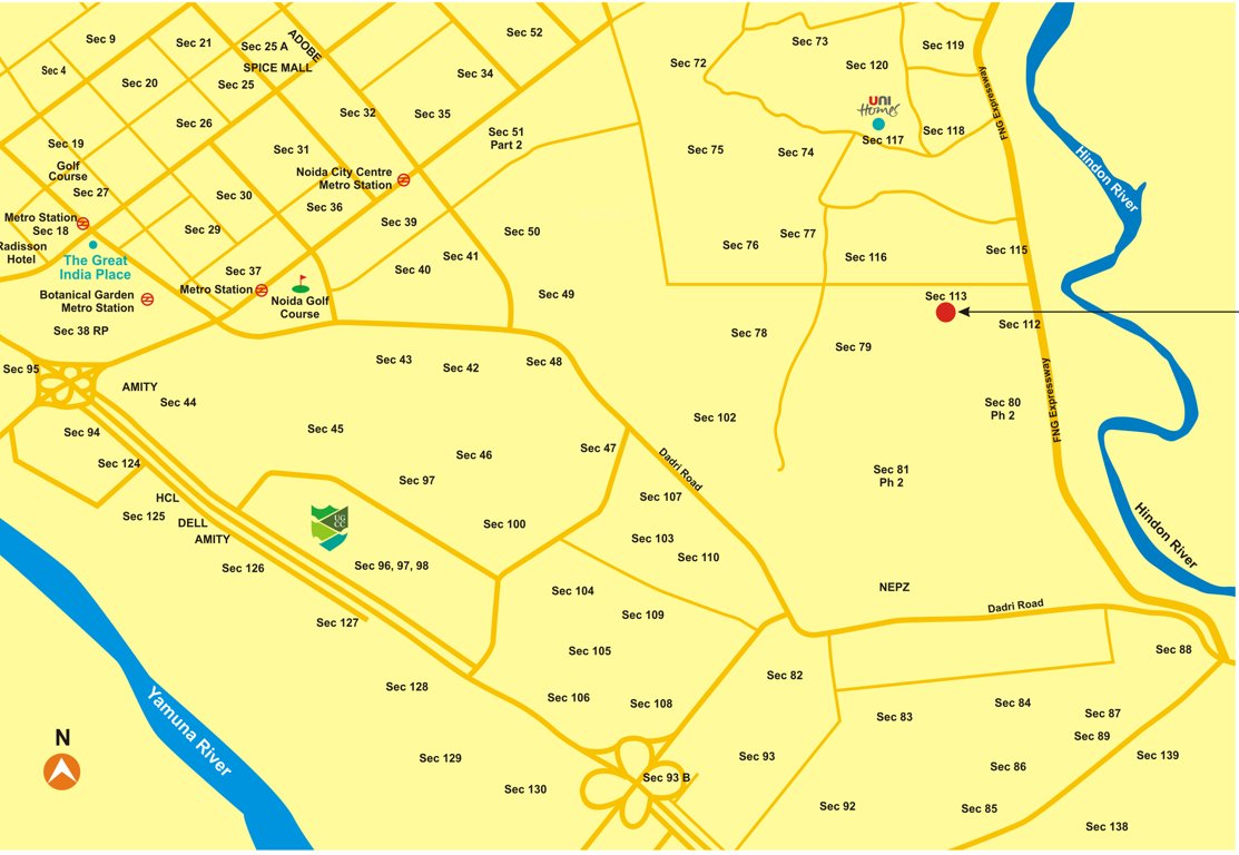  unihomes 3 Location Plan