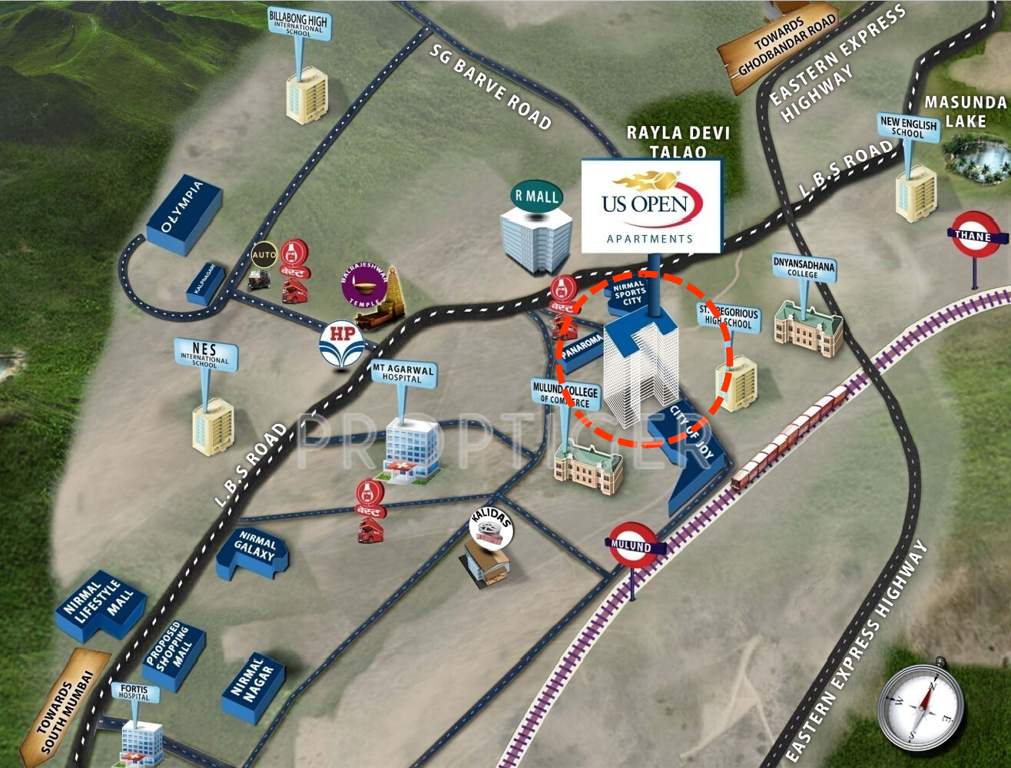  us open Images for Location Plan of Nirmal US Open