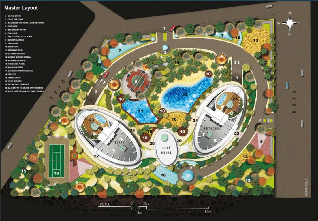 Images for Master Plan of Omaxe Twin Towers