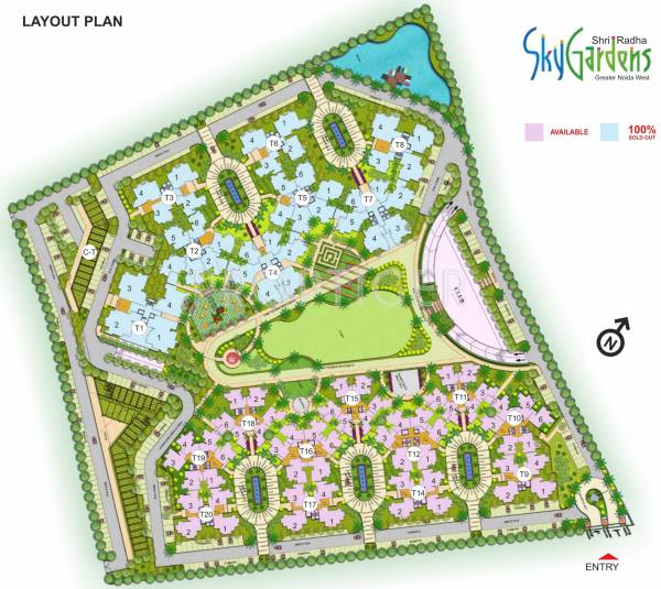 Images for Layout Plan of Shri Radha Sky Gardens