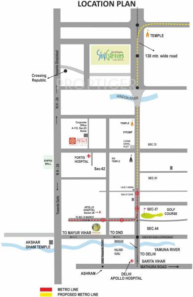 Images for Location Plan of Shri Radha Sky Gardens