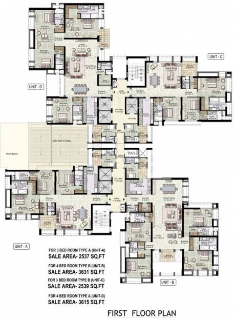  the-imperial-court Images for Cluster Plan of Jaypee The Imperial Court