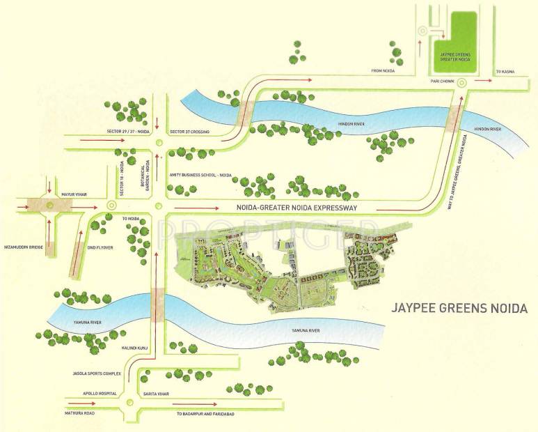 Images for Location Plan of Jaypee The Imperial Court
