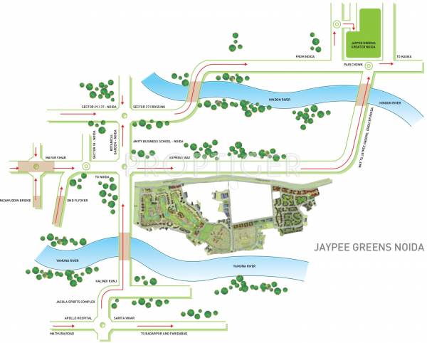 Images for Location Plan of Jaypee Pavilion Heights