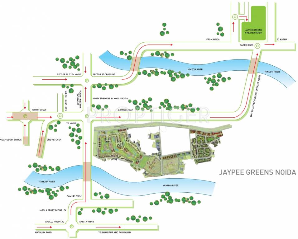 Images for Location Plan of Jaypee Pavilion Heights