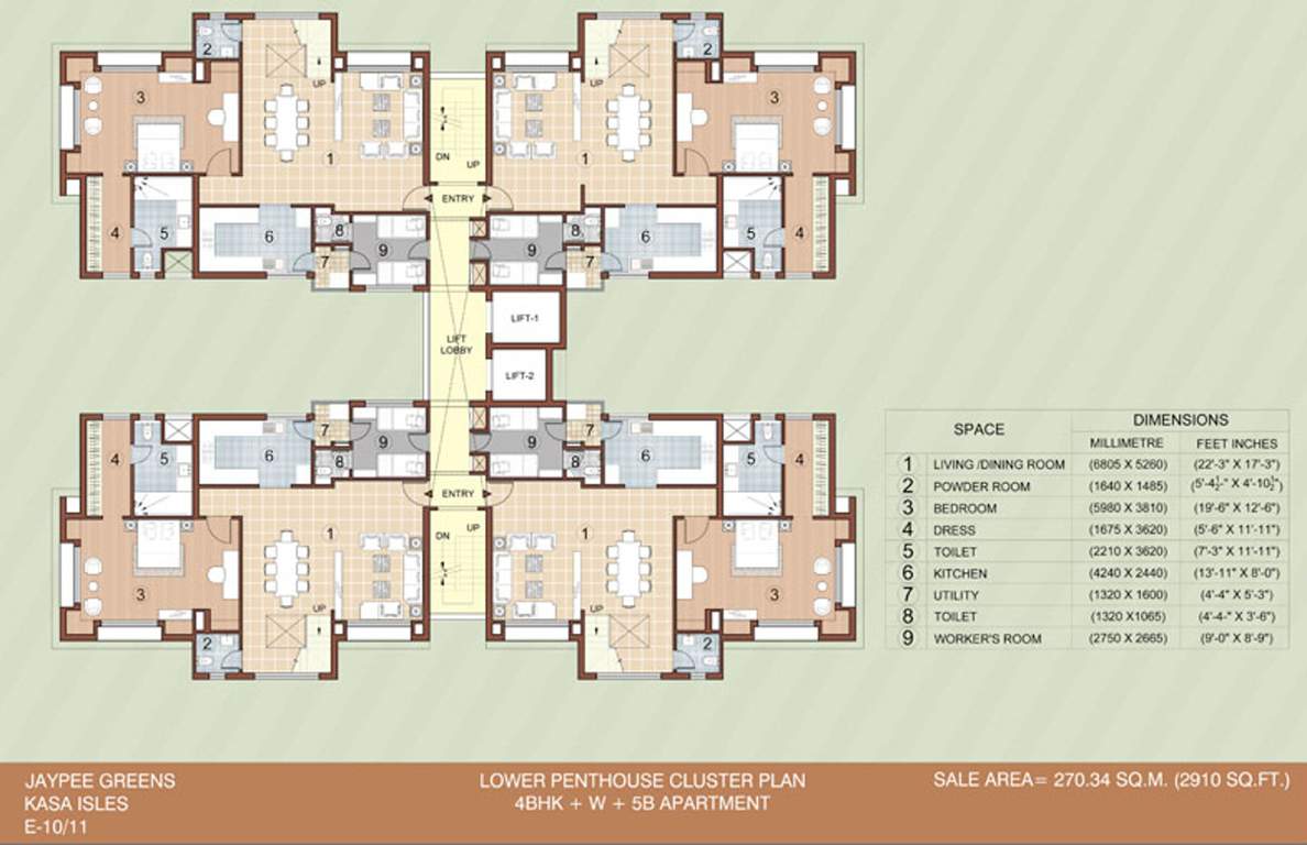  kasa isles Images for Cluster Plan of Jaypee Kasa Isles