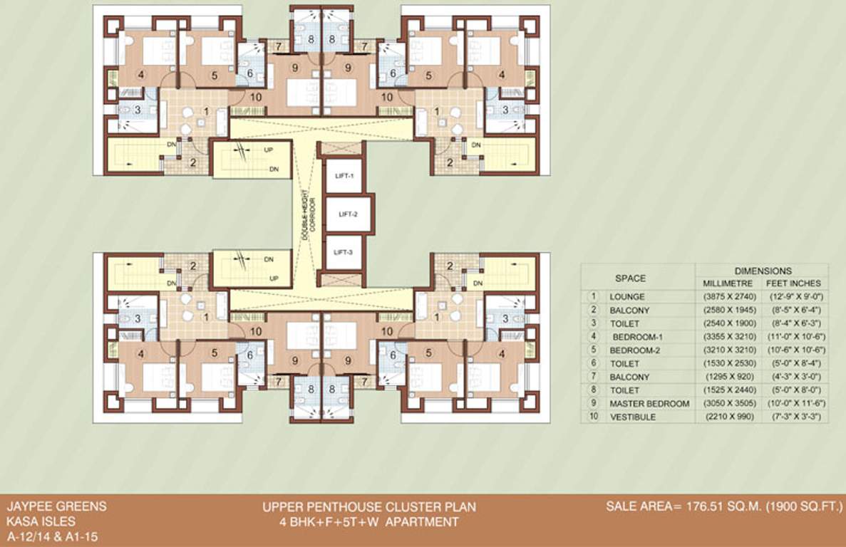  kasa isles Images for Cluster Plan of Jaypee Kasa Isles