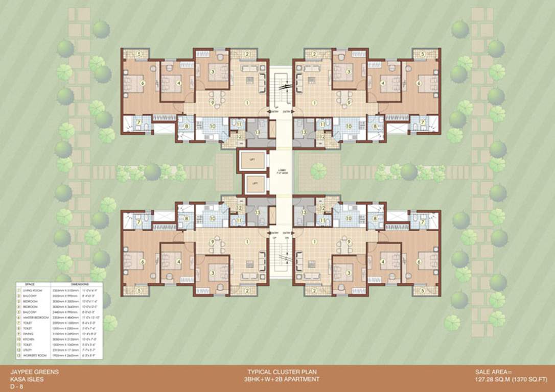  kasa isles Images for Cluster Plan of Jaypee Kasa Isles