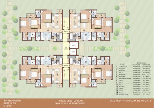 Images for Cluster Plan of Jaypee Kasa Isles kasa-isles Images for Cluster Plan of Jaypee Kasa Isles
