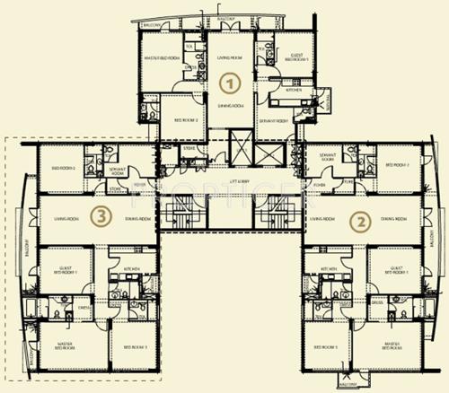 Images for Cluster Plan of Vatika The Sovereign Apartment Images for Cluster Plan of Vatika The Sovereign Apartment