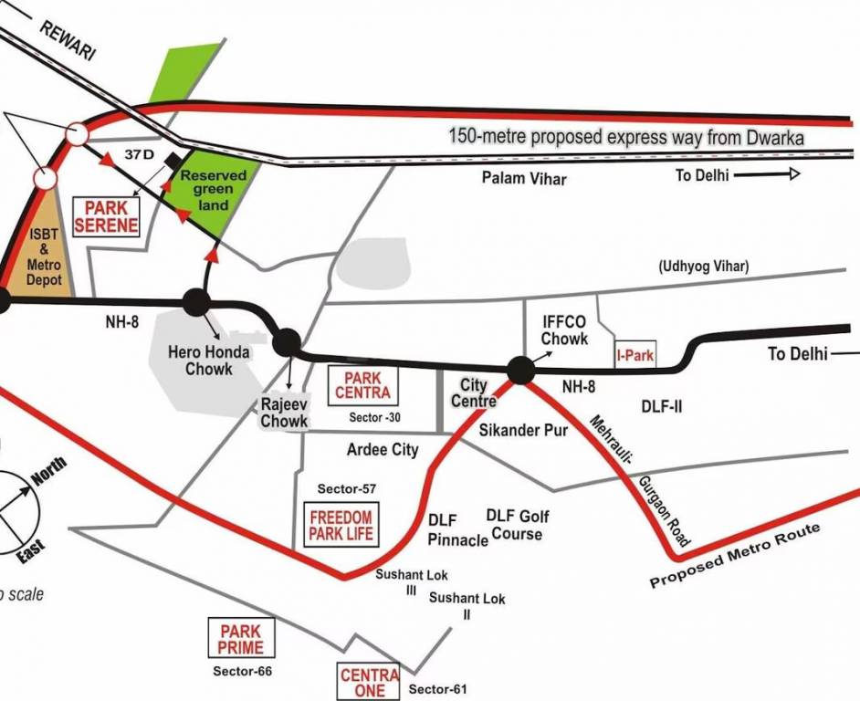  park serene Location Plan