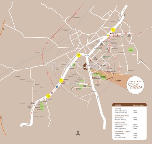 Images for Location Plan of Unitech The Villas the-villas Images for Location Plan of Unitech The Villas