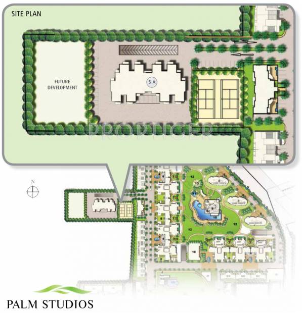  palm-studios Images for Site Plan of Emaar Palm Studios