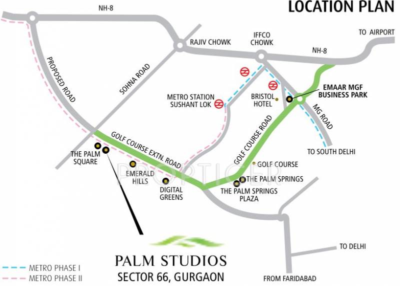  palm-studios Images for Location Plan of Emaar Palm Studios