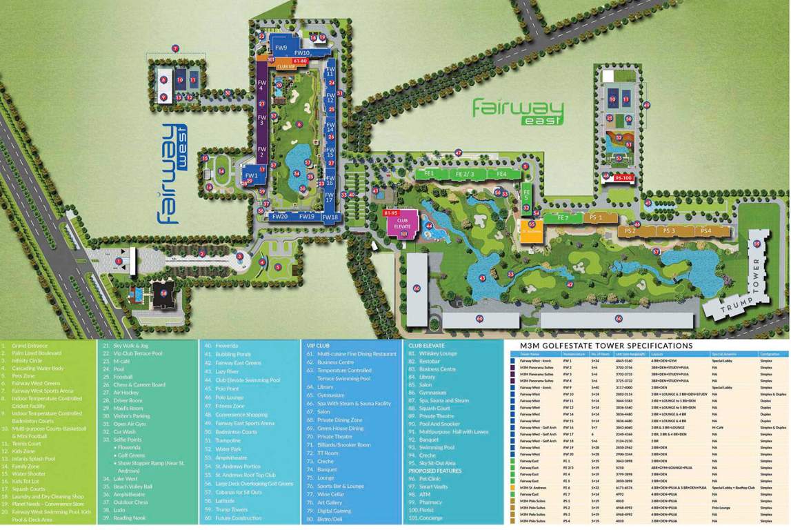  golf estate Images for Master Plan of M3M Golf Estate
