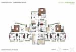  frontier Tower E, F, G, H, J  Lower Penthouse Cluster Plan