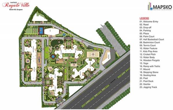 Images for Layout Plan of Mapsko Royale Ville Images for Layout Plan of Mapsko Royale Ville