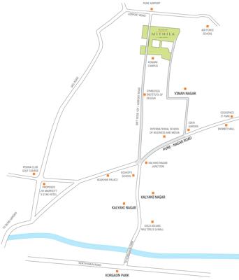  mithila Images for Location Plan of Rohan Mithila