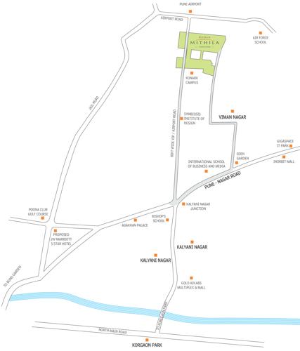  mithila Images for Location Plan of Rohan Mithila