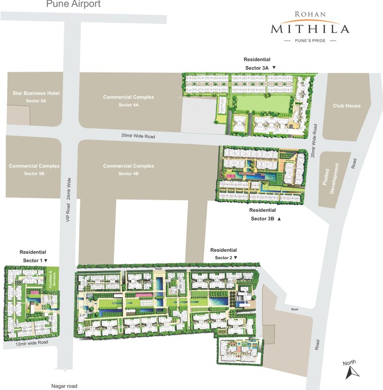  mithila Images for Master Plan of Rohan Mithila