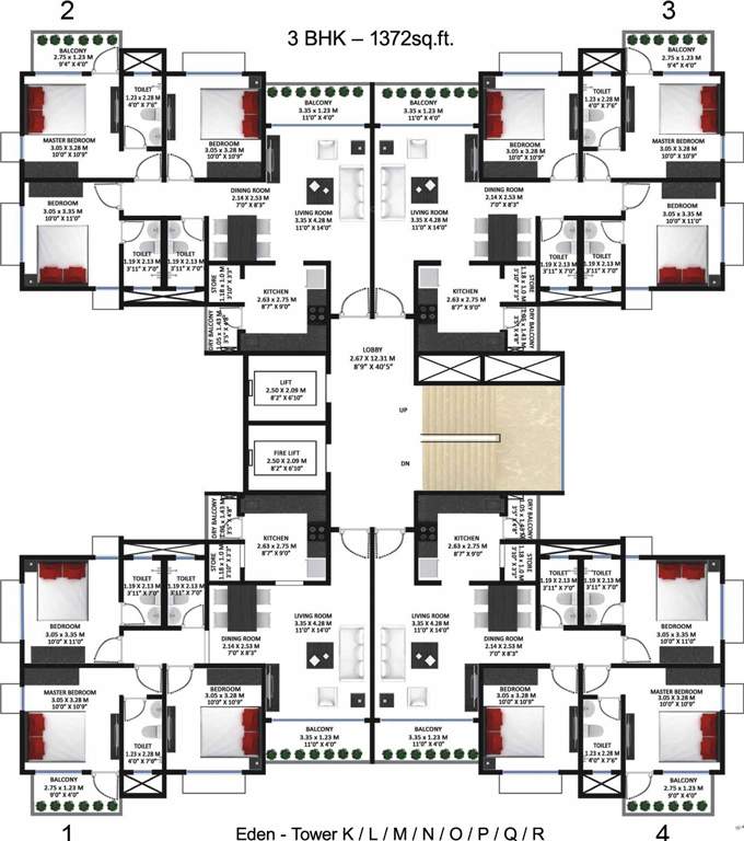 garden city Images for Cluster Plan of Godrej Garden City