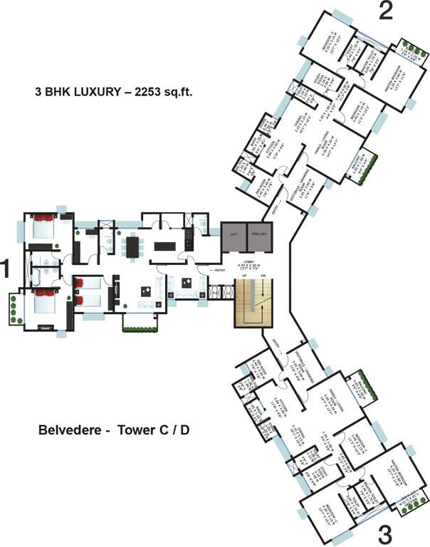 garden city Images for Cluster Plan of Godrej Garden City