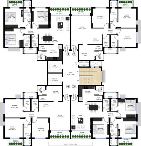  garden-city Images for Cluster Plan of Godrej Garden City