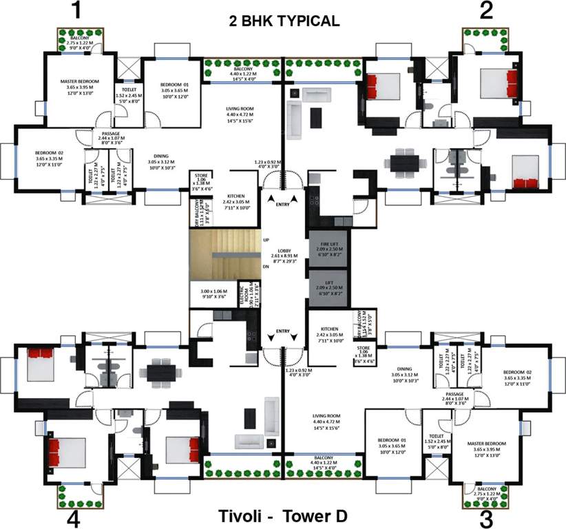 garden city Images for Cluster Plan of Godrej Garden City