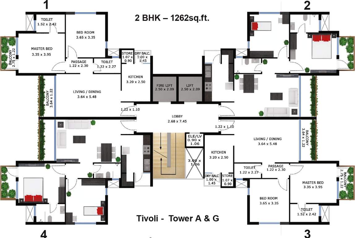 garden city Images for Cluster Plan of Godrej Garden City