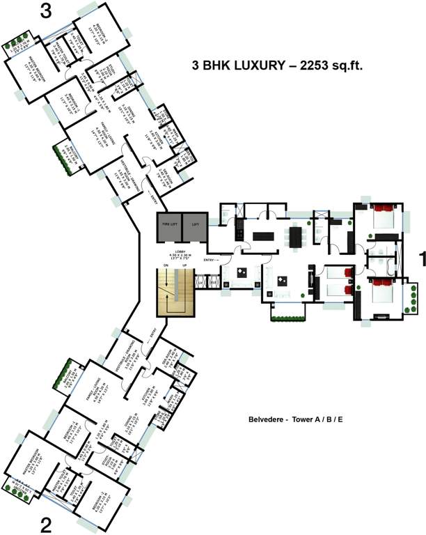 garden city Images for Cluster Plan of Godrej Garden City