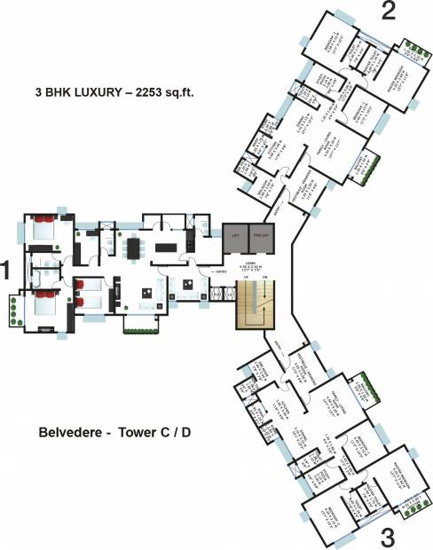 Images for Cluster Plan of Godrej Garden City