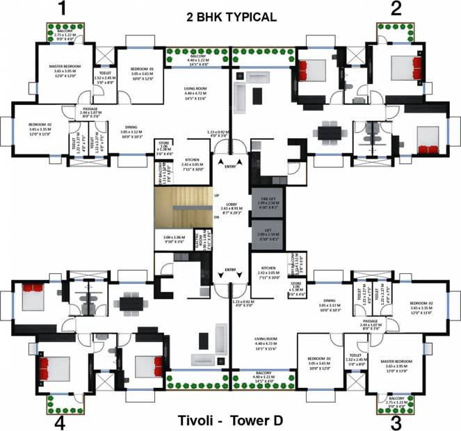 Images for Cluster Plan of Godrej Garden City