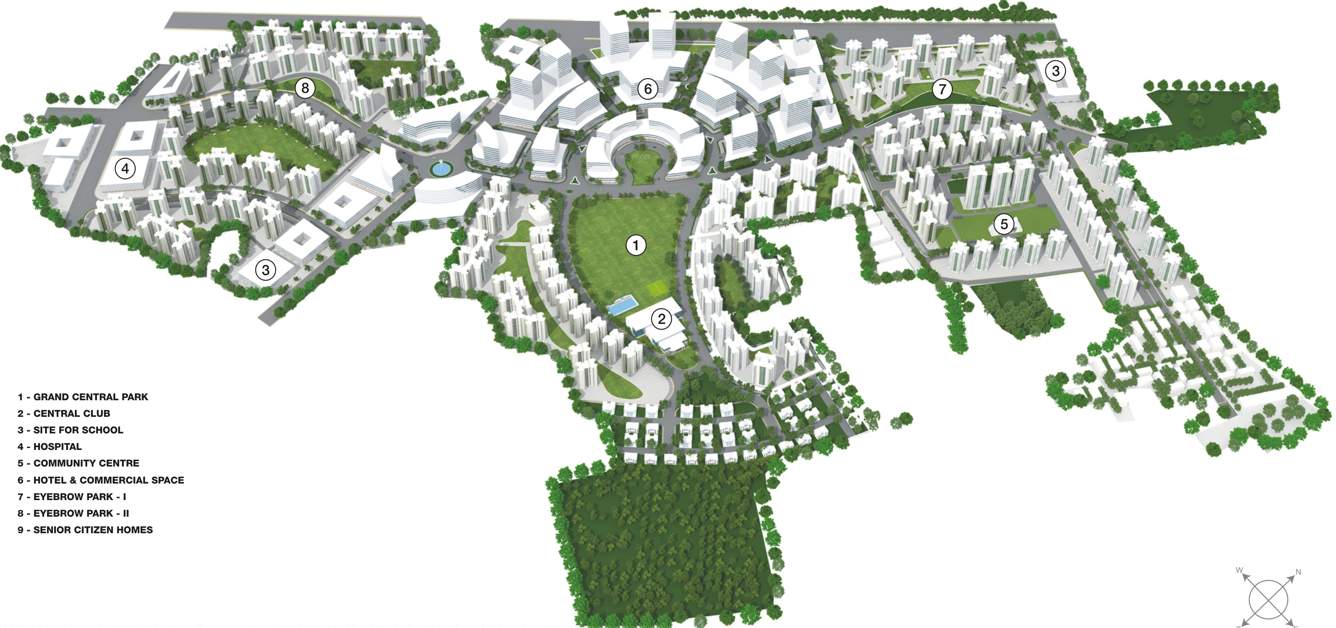 garden city Images for Master Plan of Godrej Garden City