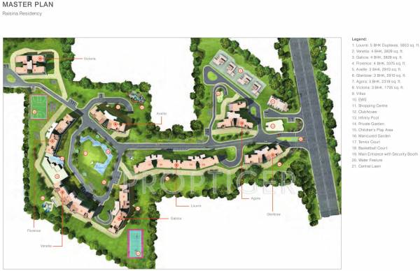 Images for Master Plan of TATA Raisina Residency Images for Master Plan of TATA Raisina Residency