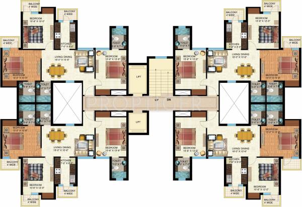 Tower A Cluster Plan paradise Tower A Cluster Plan