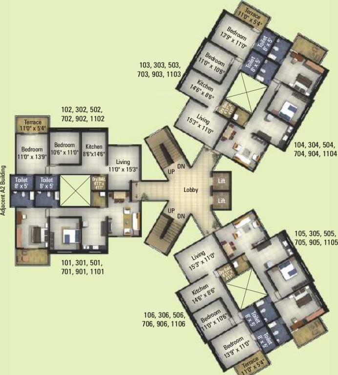 Images for Cluster Plan of Kumar Palmcrest