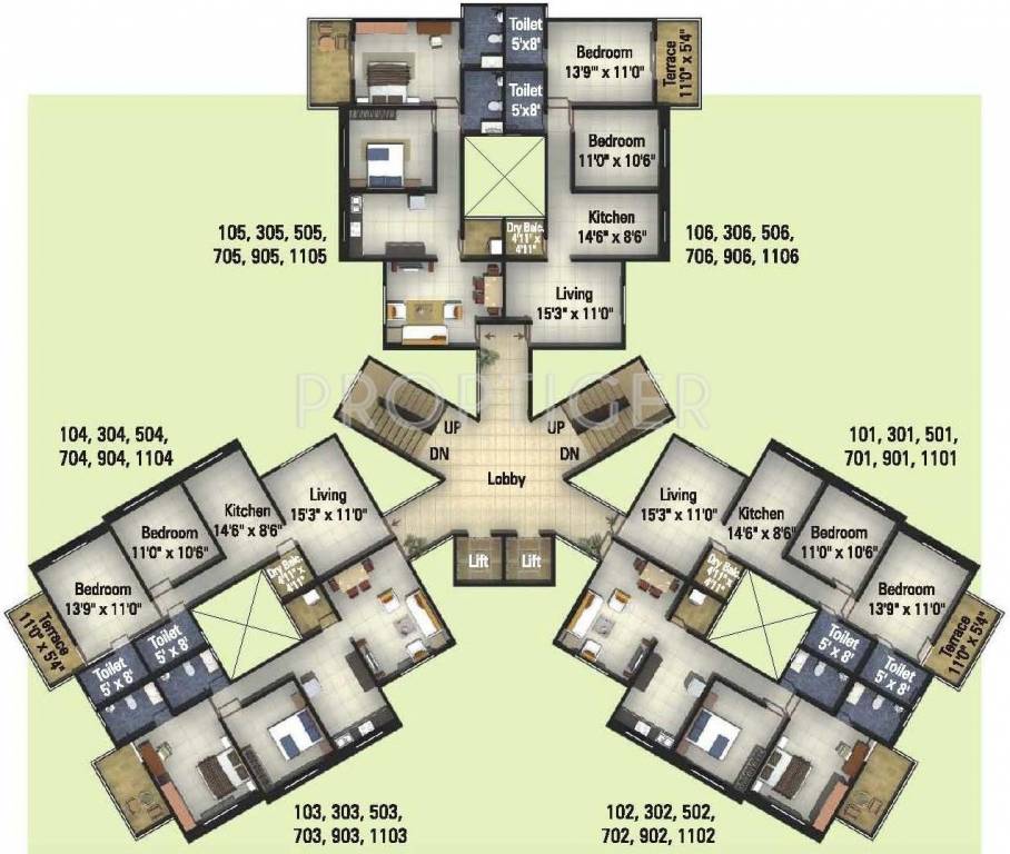 Images for Cluster Plan of Kumar Palmcrest
