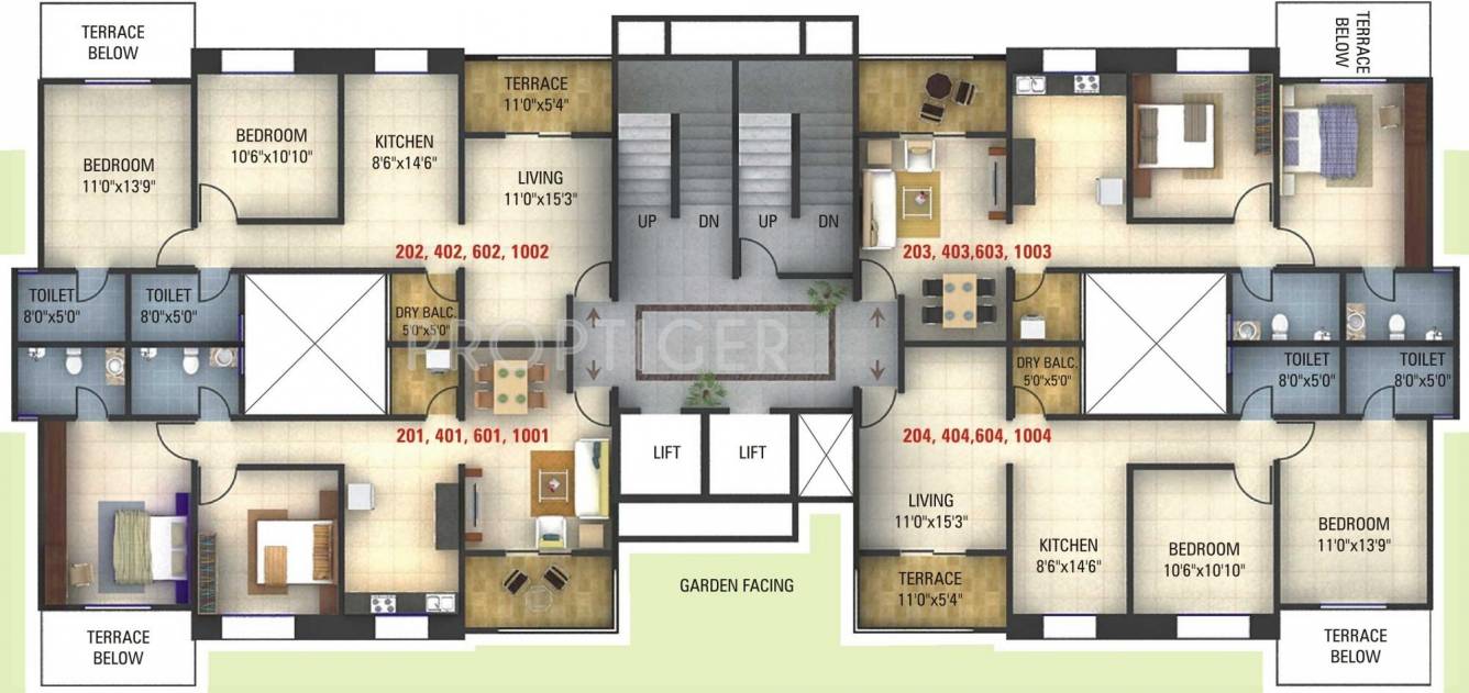 Images for Cluster Plan of Kumar Palmcrest