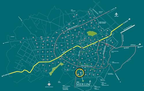  merlin Images for Location Plan of M3M Merlin