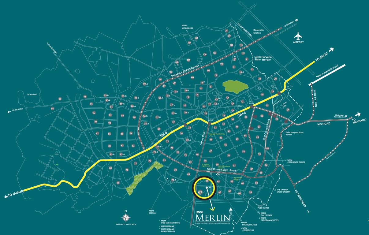merlin Images for Location Plan of M3M Merlin