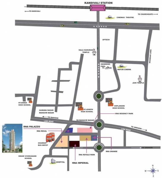Images for Location Plan of RNA Building on Sub Plot F of CTS No 283 A and 238 B of Kandivali West