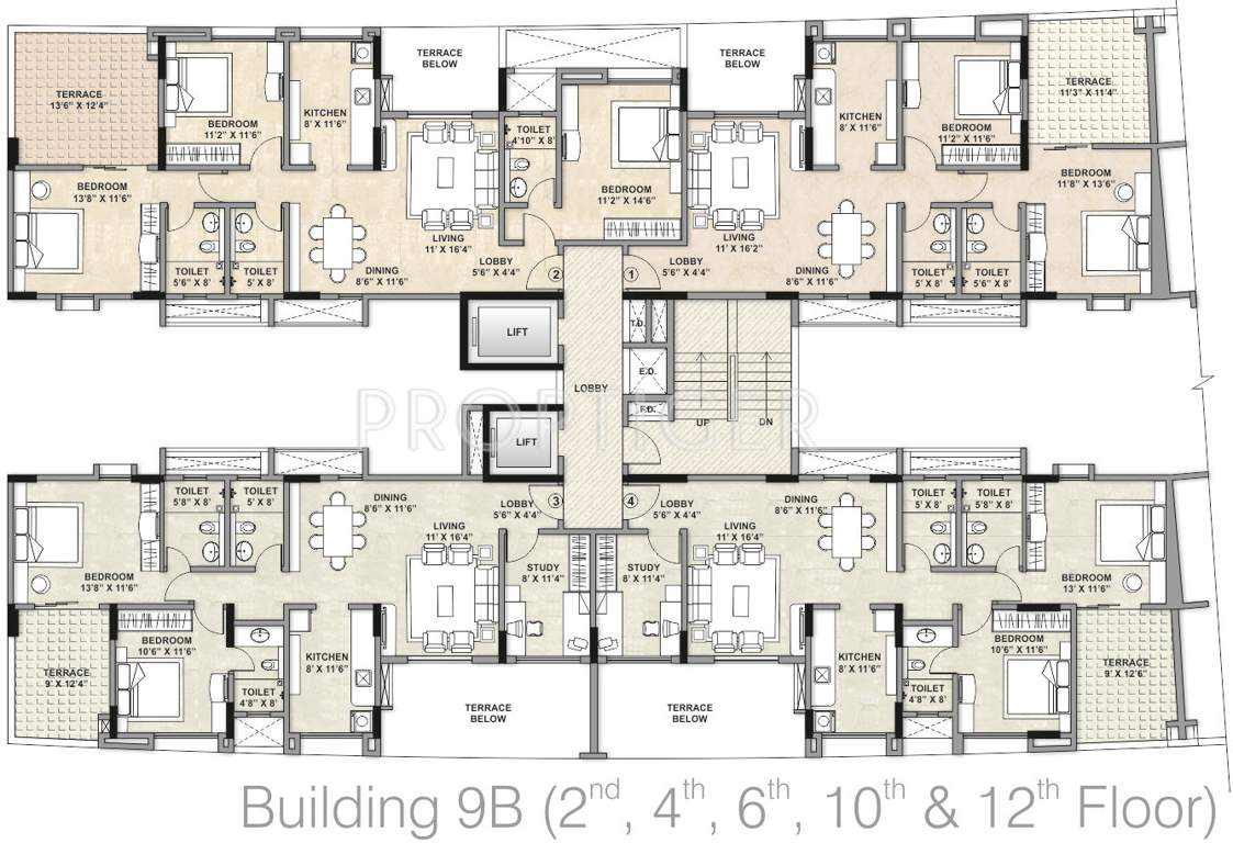  estate Images for Cluster Plan of Kalpataru Estate