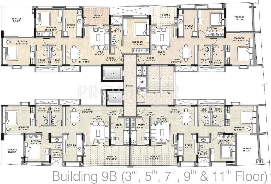  estate Images for Cluster Plan of Kalpataru Estate