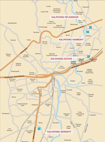  estate Images for Location Plan of Kalpataru Estate