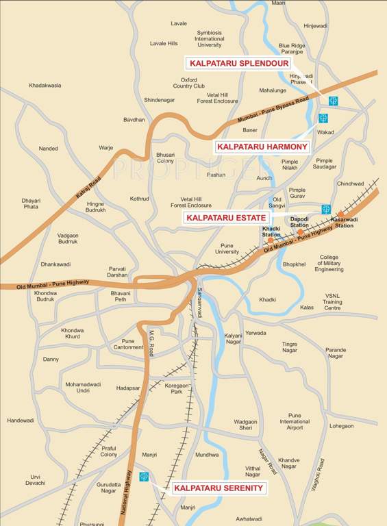  estate Images for Location Plan of Kalpataru Estate